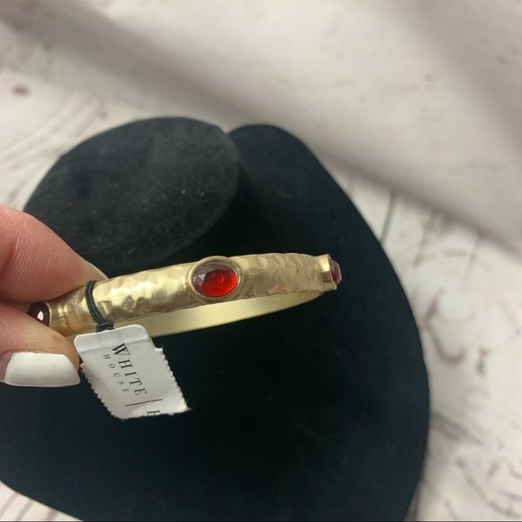Nwt Whbm Gold Bangle Gem Bracelet - Picture 2 of 4